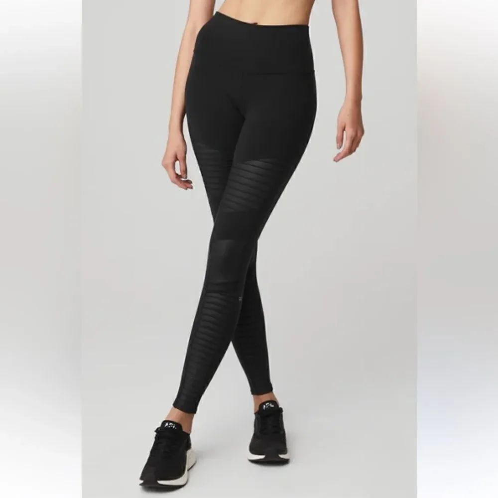 Alo Yoga Black Moto Leggings Women’s XS